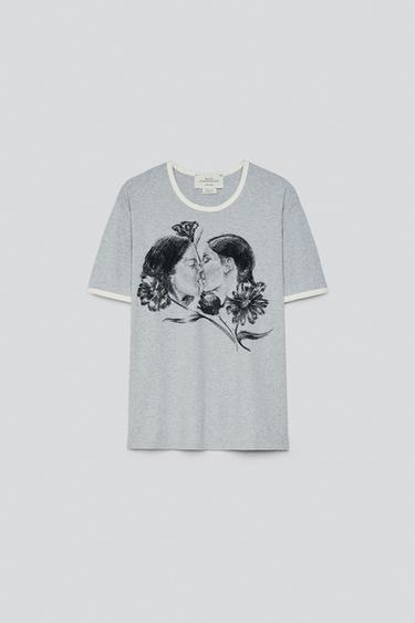 KISS PRINT T-SHIRT — Gray 1