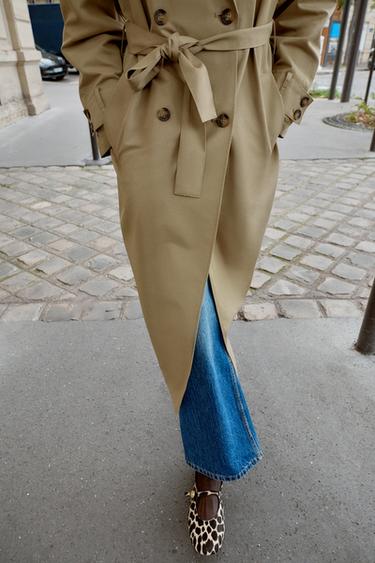 PRINTED LEATHER BALLET FLATS - Multicoloured by Zara