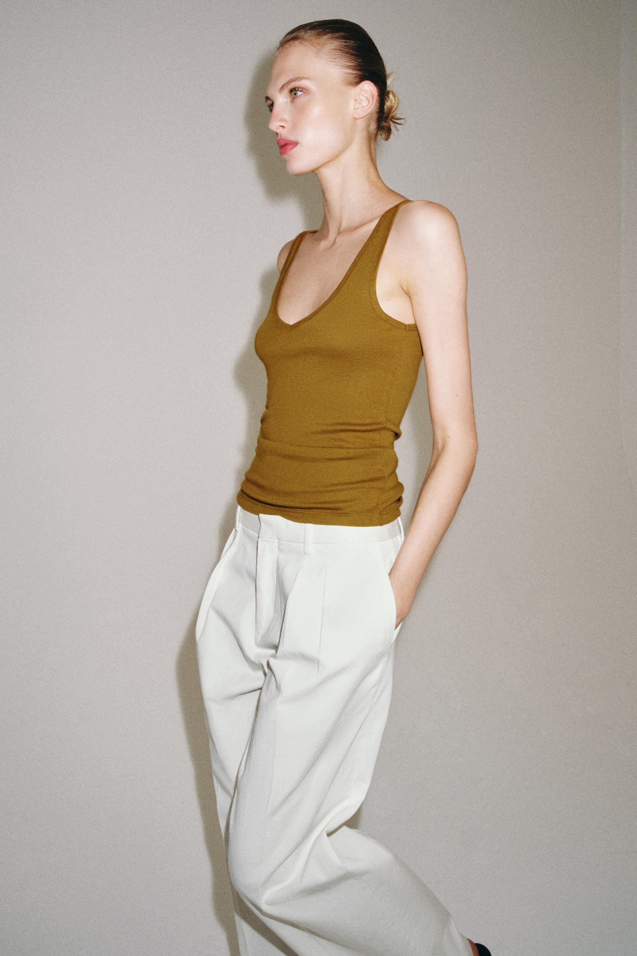 COTTON TANK TOP - thumbnail 4