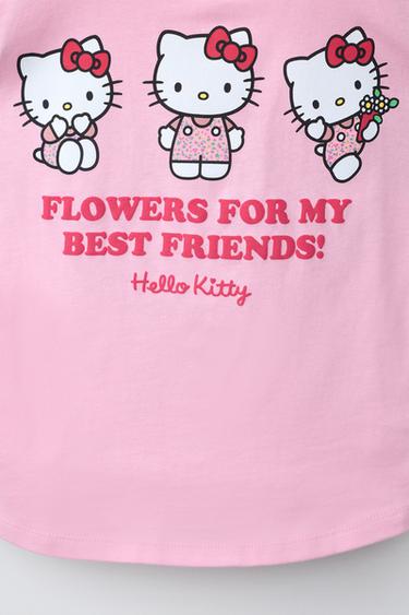 T-SHIRT IMPRIMÉ HELLO KITTY © SANRIO - Rose de Zara - Image 3