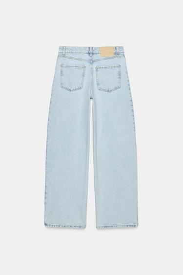Z1975 HIGH-WAIST JEANS WITH FRONT SEAMS - Light blue by Zara - Image 8