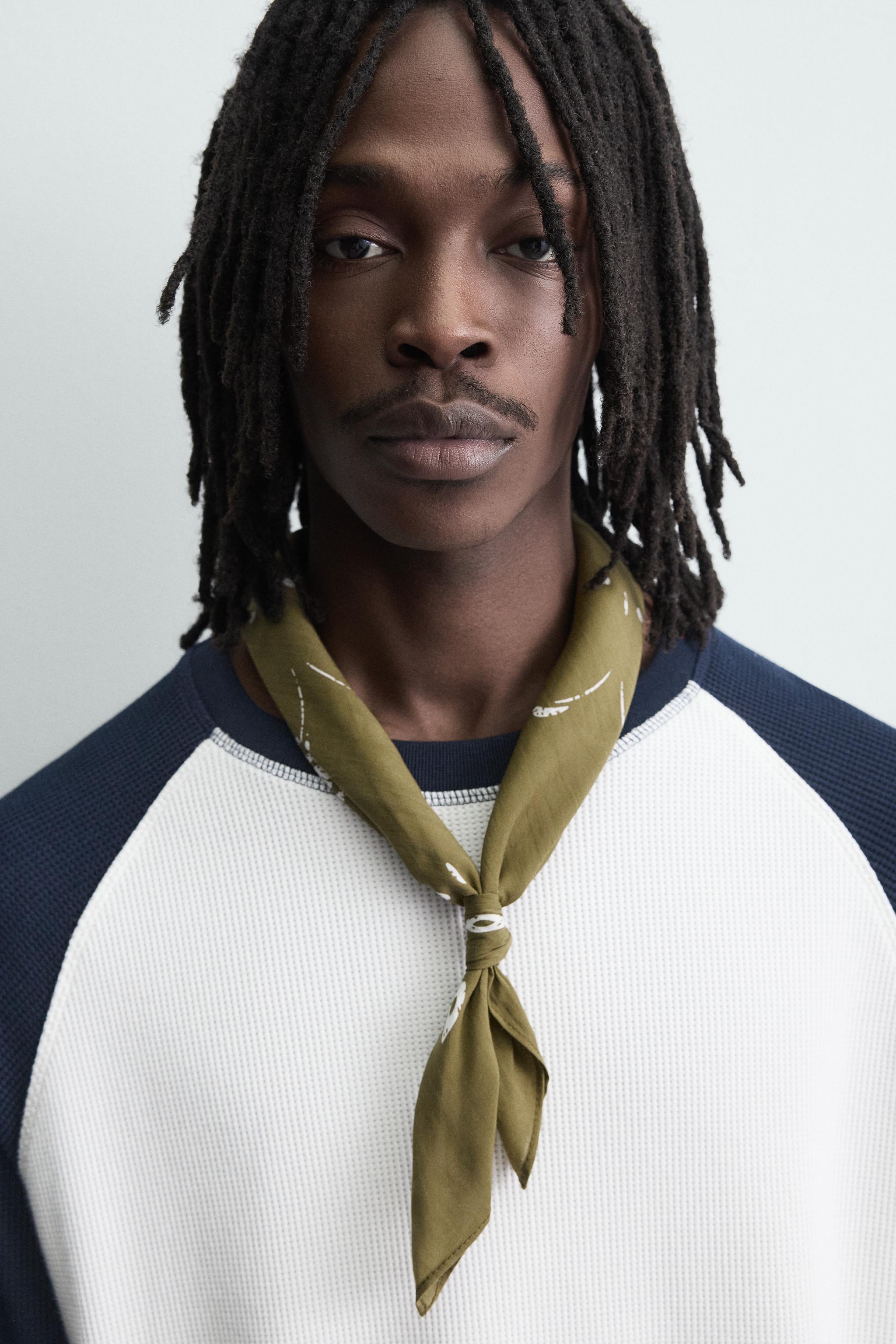 バンダナ PAISLEY PRINT BANDANA - Navy blue | ZARA United States