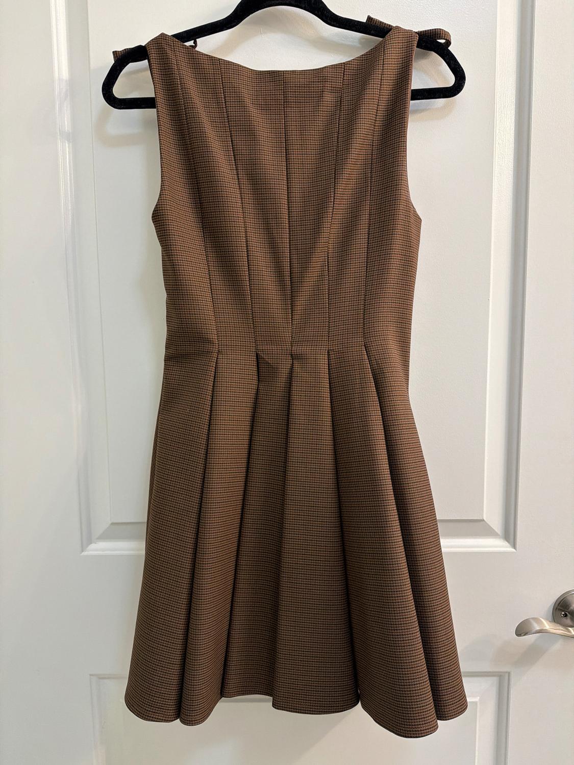 CHECKERED BOW DRESS - Image 2