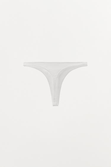MODAL THONG - White by Zara - Image 4