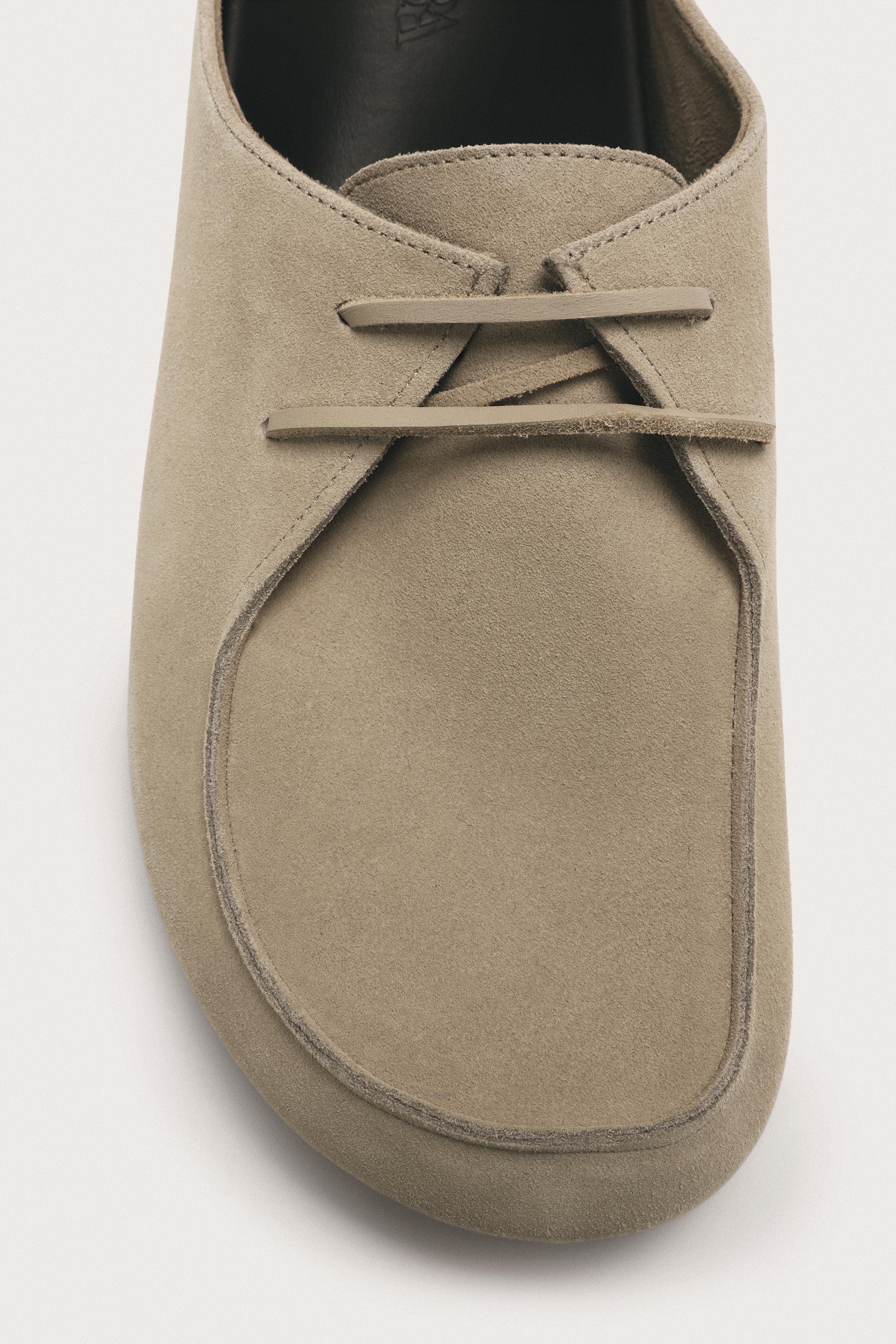 Мужские сабо Zara LIMITED EDITION LEATHER CLOGS — фото 5