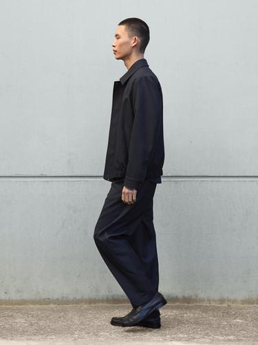 Zara Cold wool total look jacket - Navy blue