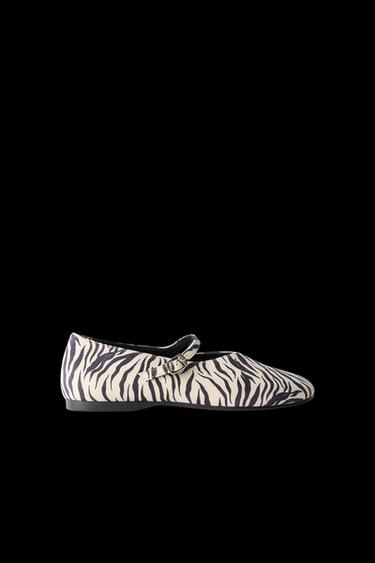 BAILARINA ANIMAL PRINT - Blanco de Zara - Imagen 0