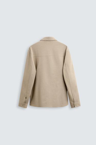 CHEMISE STRUCTURE EASY CARE - Marron clair de Zara - Image 7