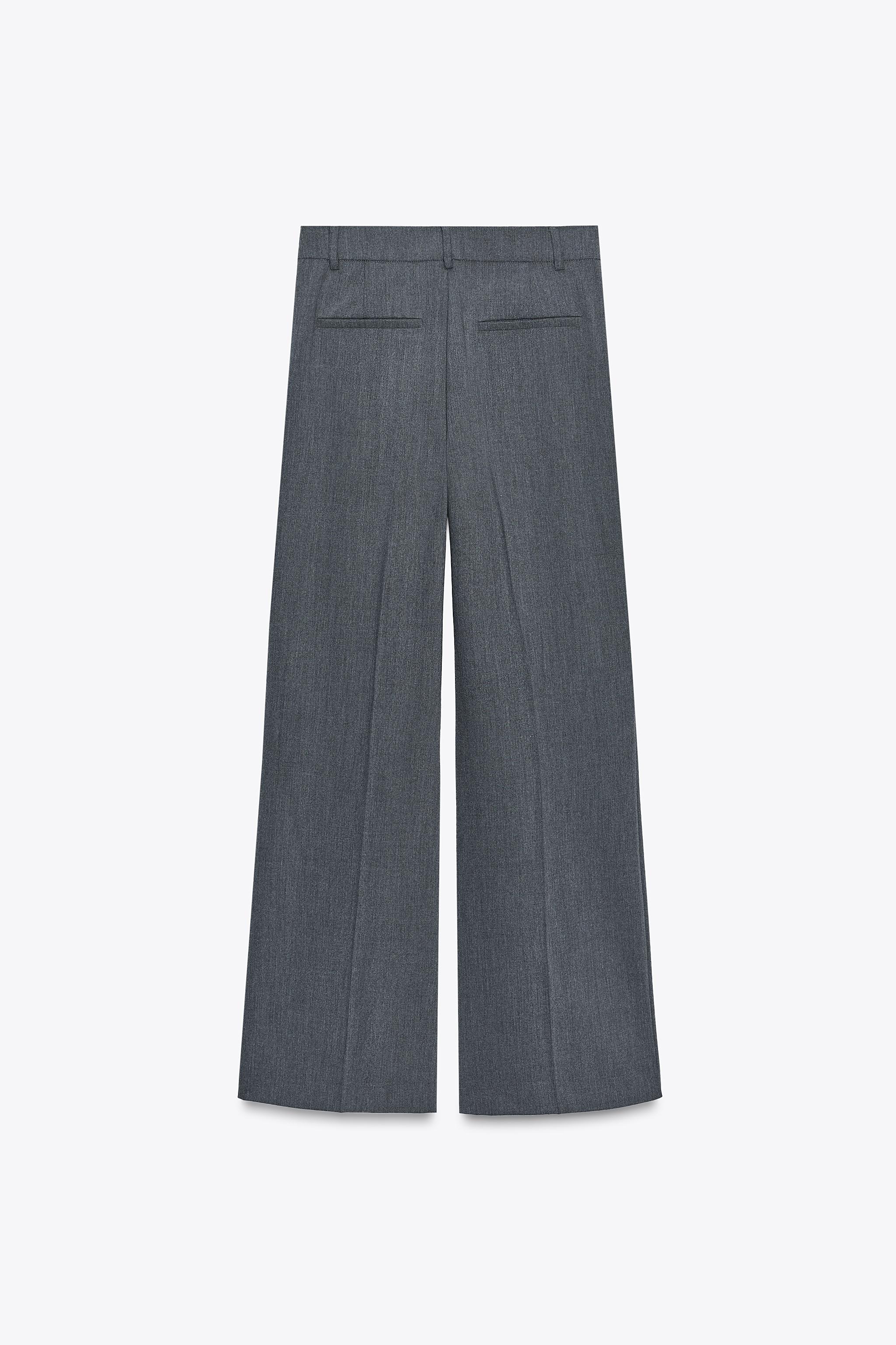 DOUBLE PLEAT TROUSERS - Dark grey | ZARA Australia