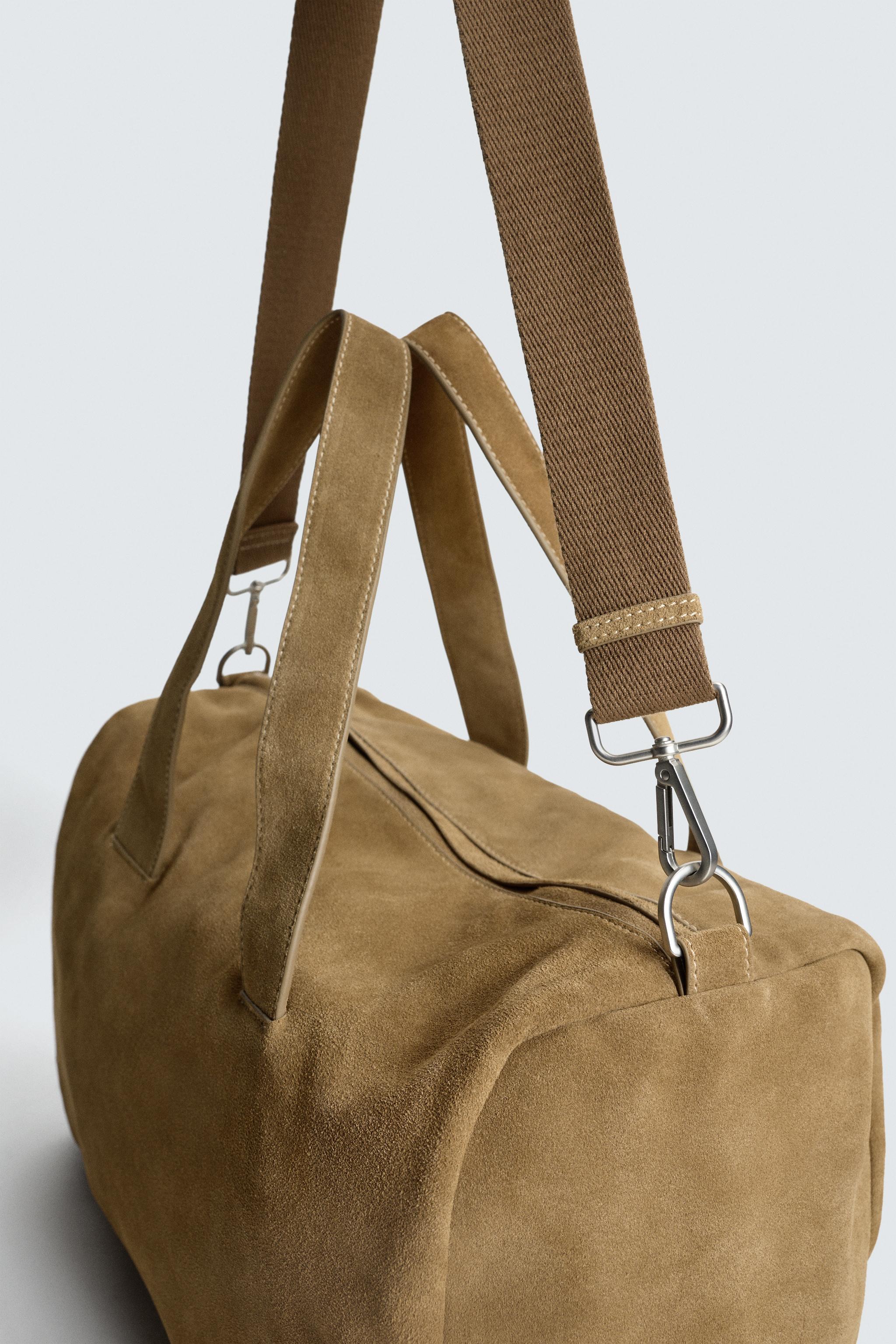 リミテッドエディション レザー トラベルバッグ - ブラウン | ZARA