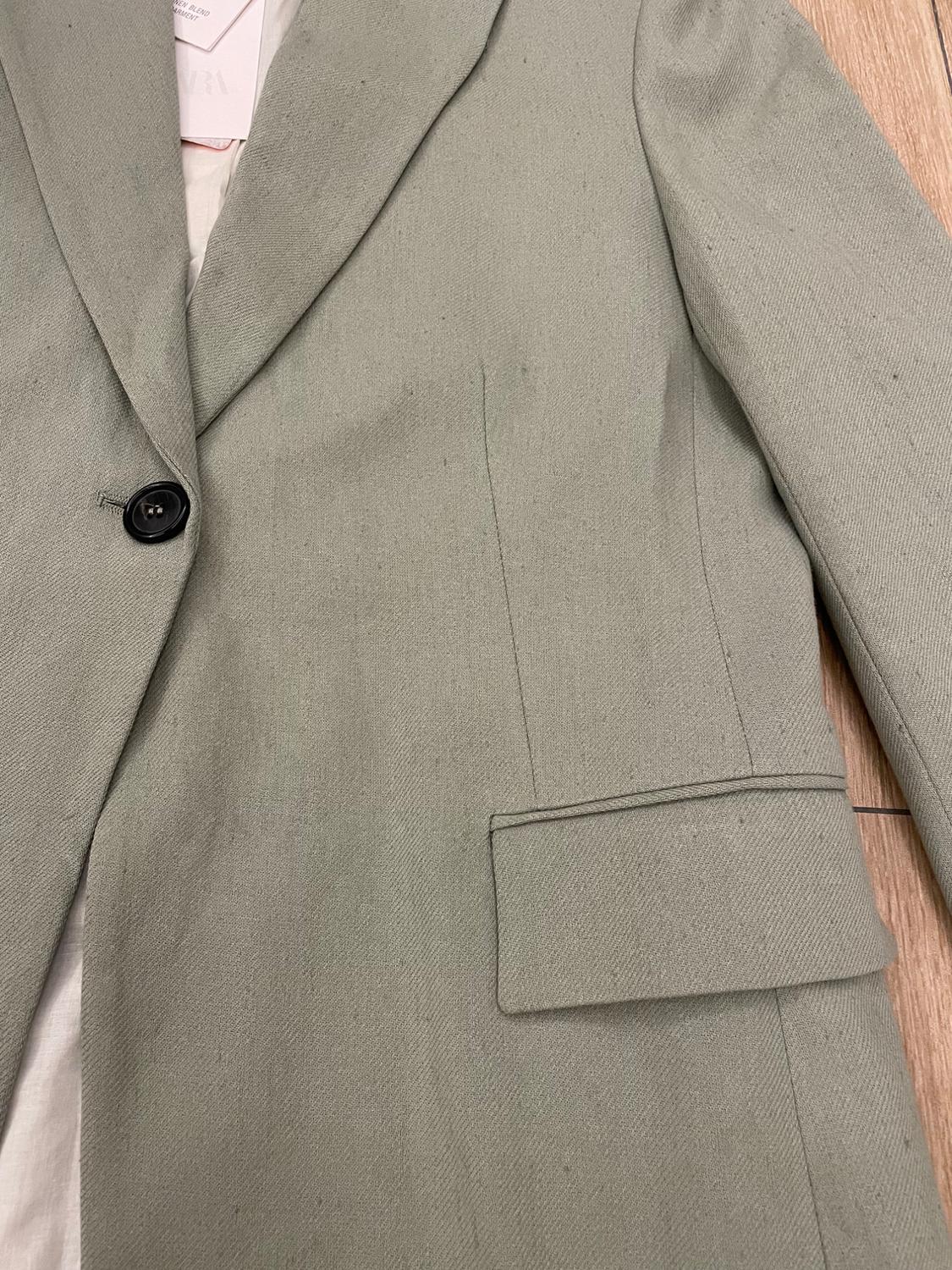 ZW COLLECTION LINEN BLEND BLAZER - Image 3