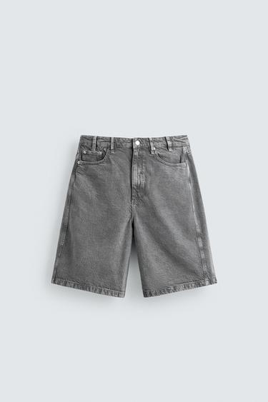 BAGGY FIT BERMUDA SHORTS - Faded blue by Zara