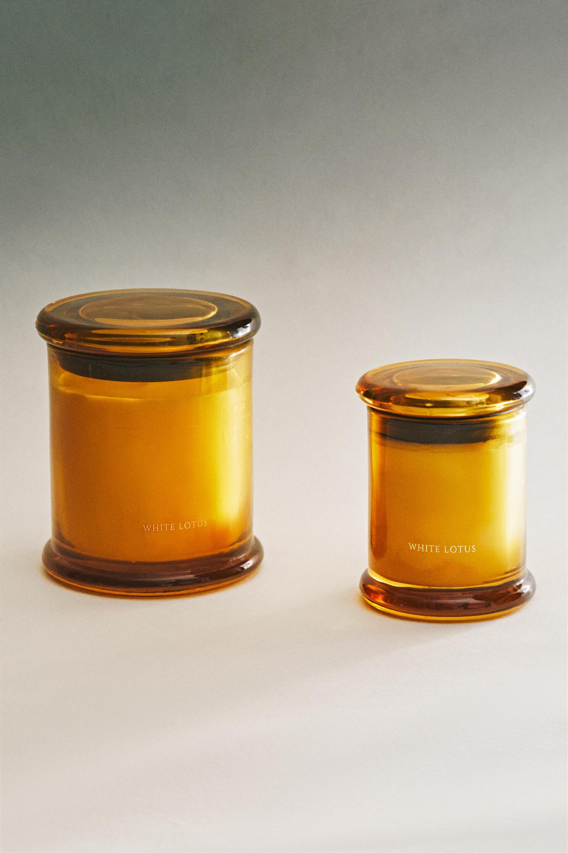 (350 G) BOUGIE PARFUMÉE WHITE LOTUS