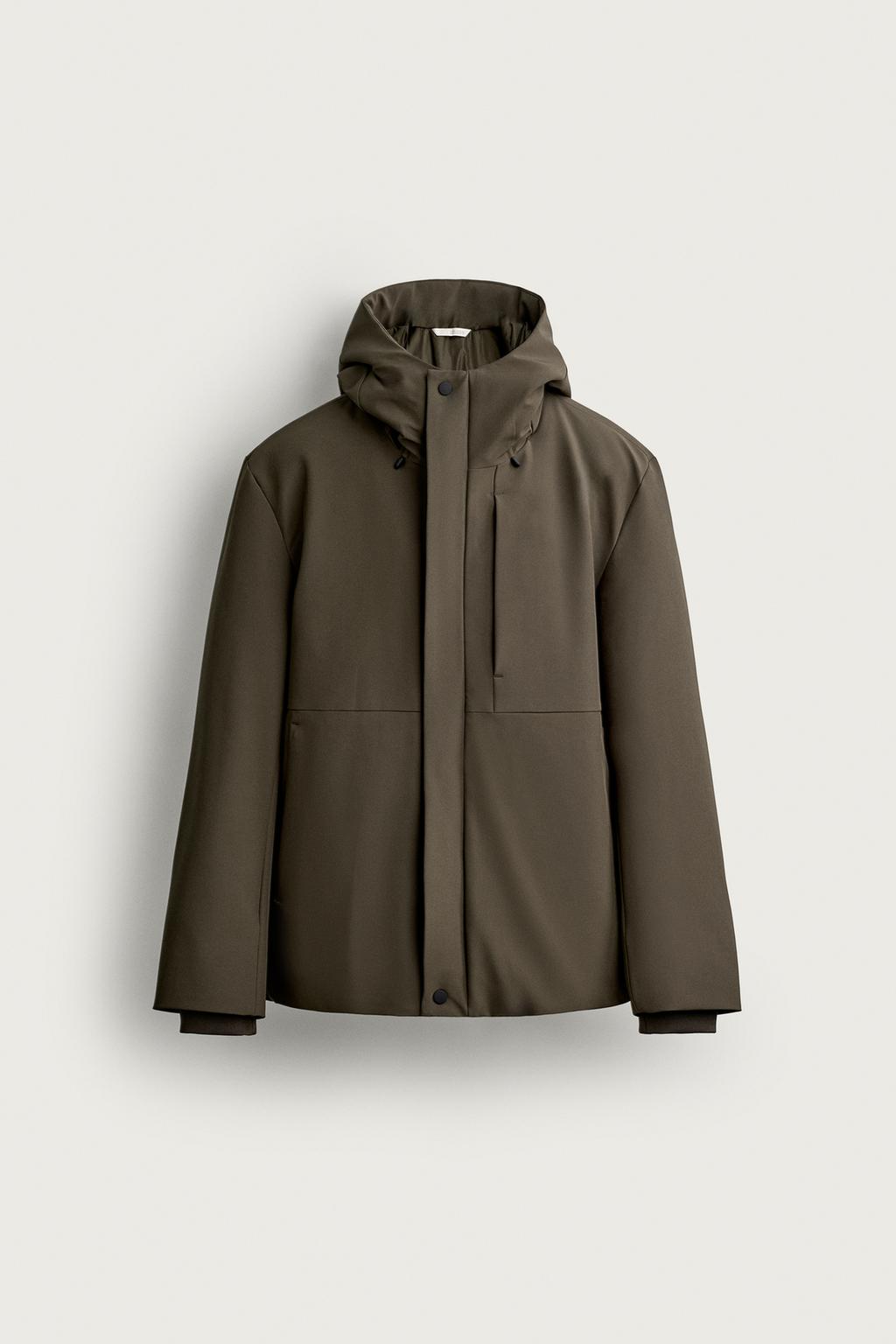 WATER-REPELLENT TECHNICAL HOODIE JACKET