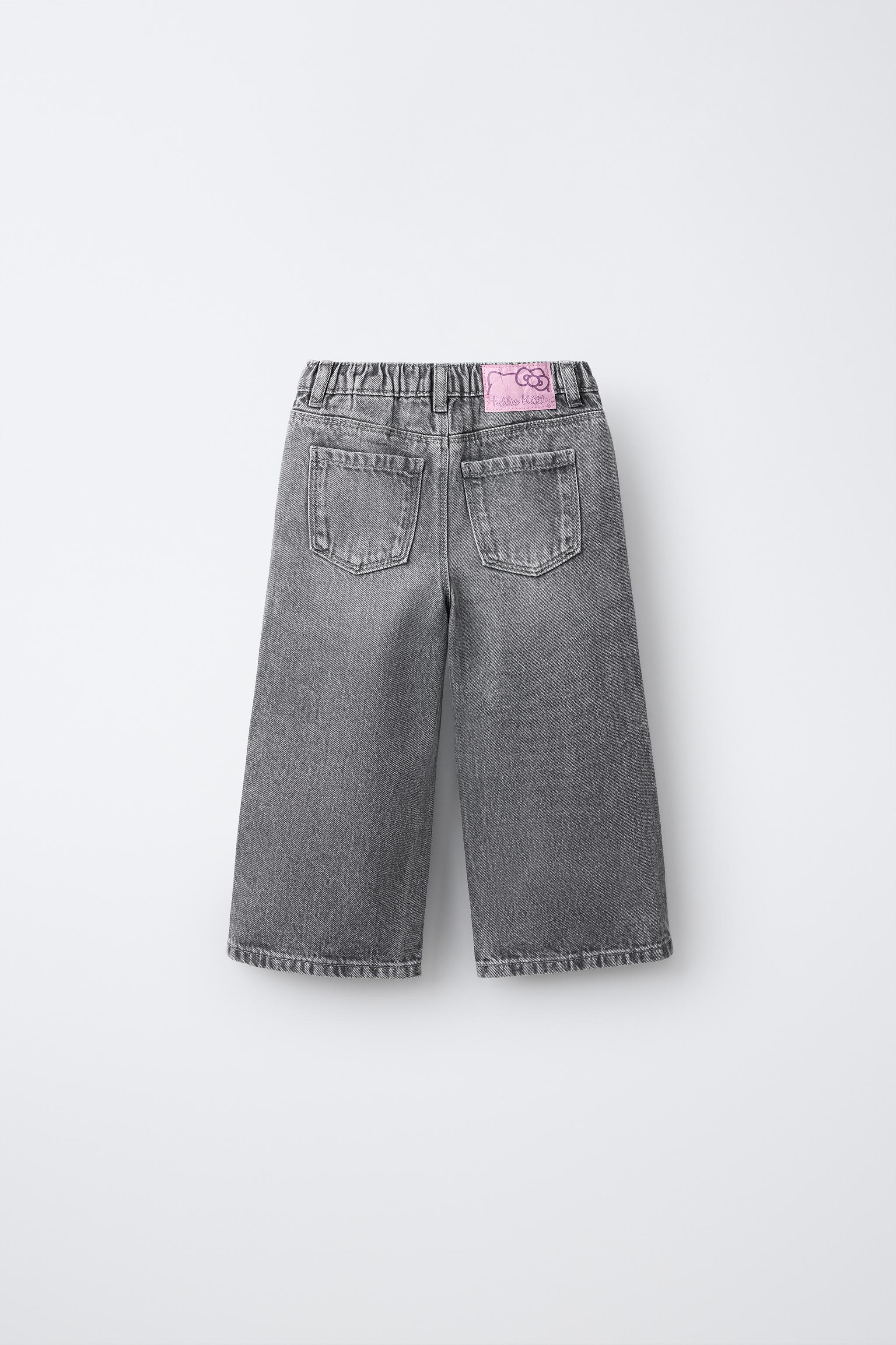HELLO KITTY © SANRIO EMBROIDERED CULOTTE JEANS