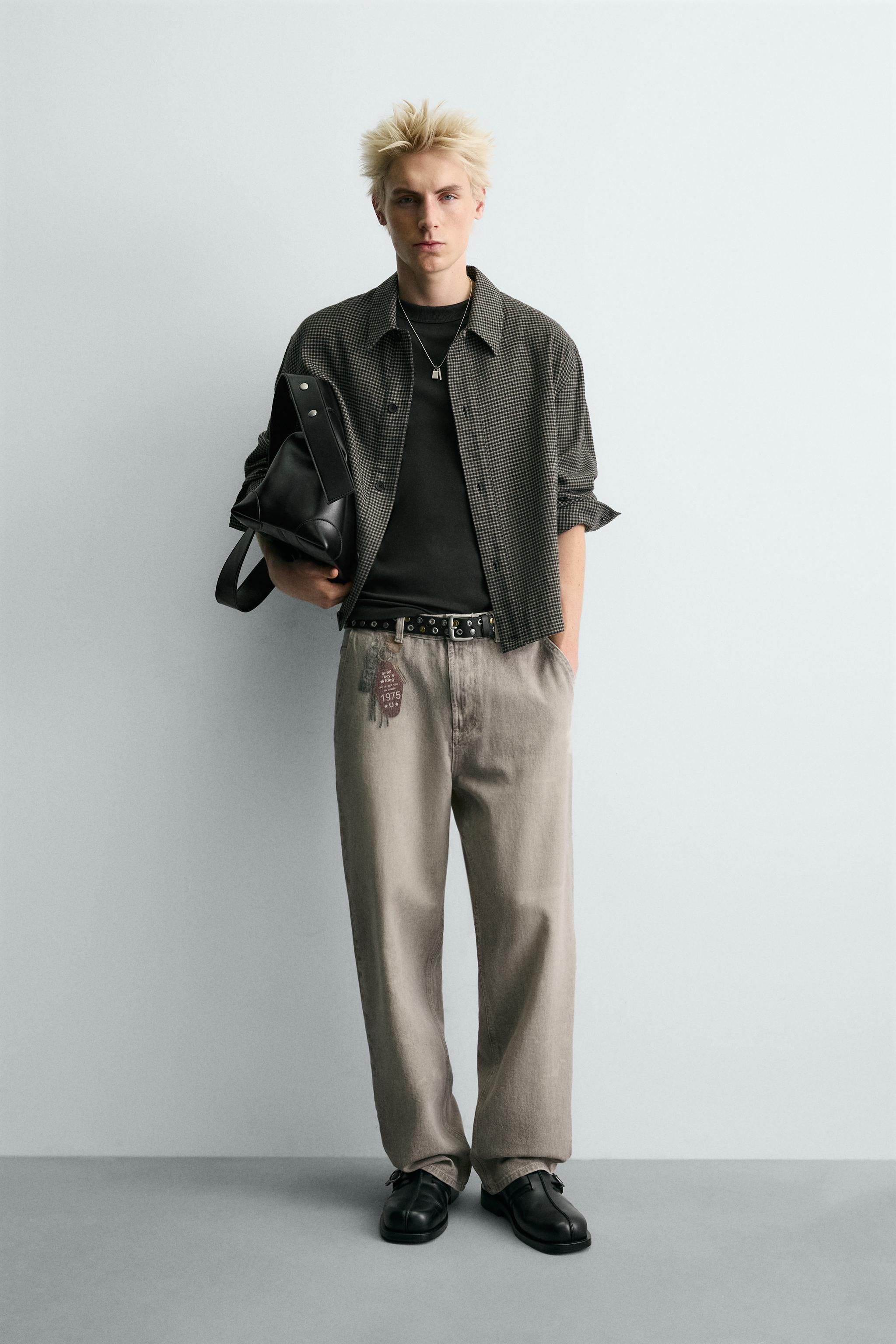 KEYCHAIN PRINT PANTS - Ice | ZARA United States