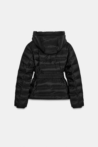 ANORAK COURT TAILLÉ DÉPERLANT ET COUPE-VENT - Noir de Zara - Image 7