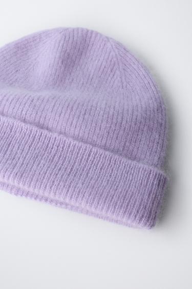 WOOL AND CASHMERE BEANIE SKI COLLECTION - Purple by Zara - Image 2