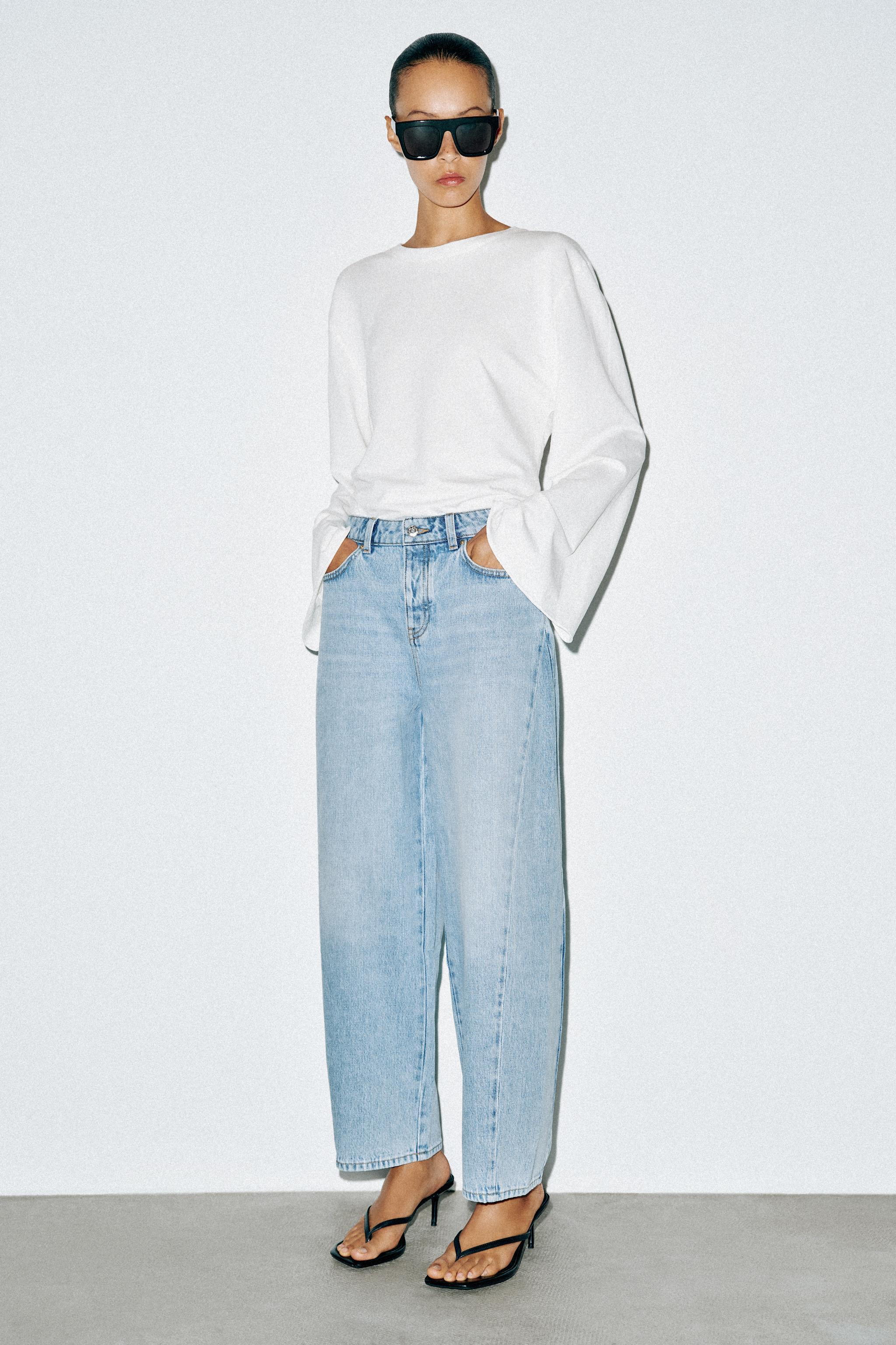 Z1975 HIGH-WAIST SEAMED BARREL JEANS