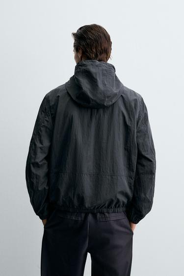 LIGHTWEIGHT WATER-REPELLENT TECHNICAL JACKET - Dark navy by Zara - Image 2
