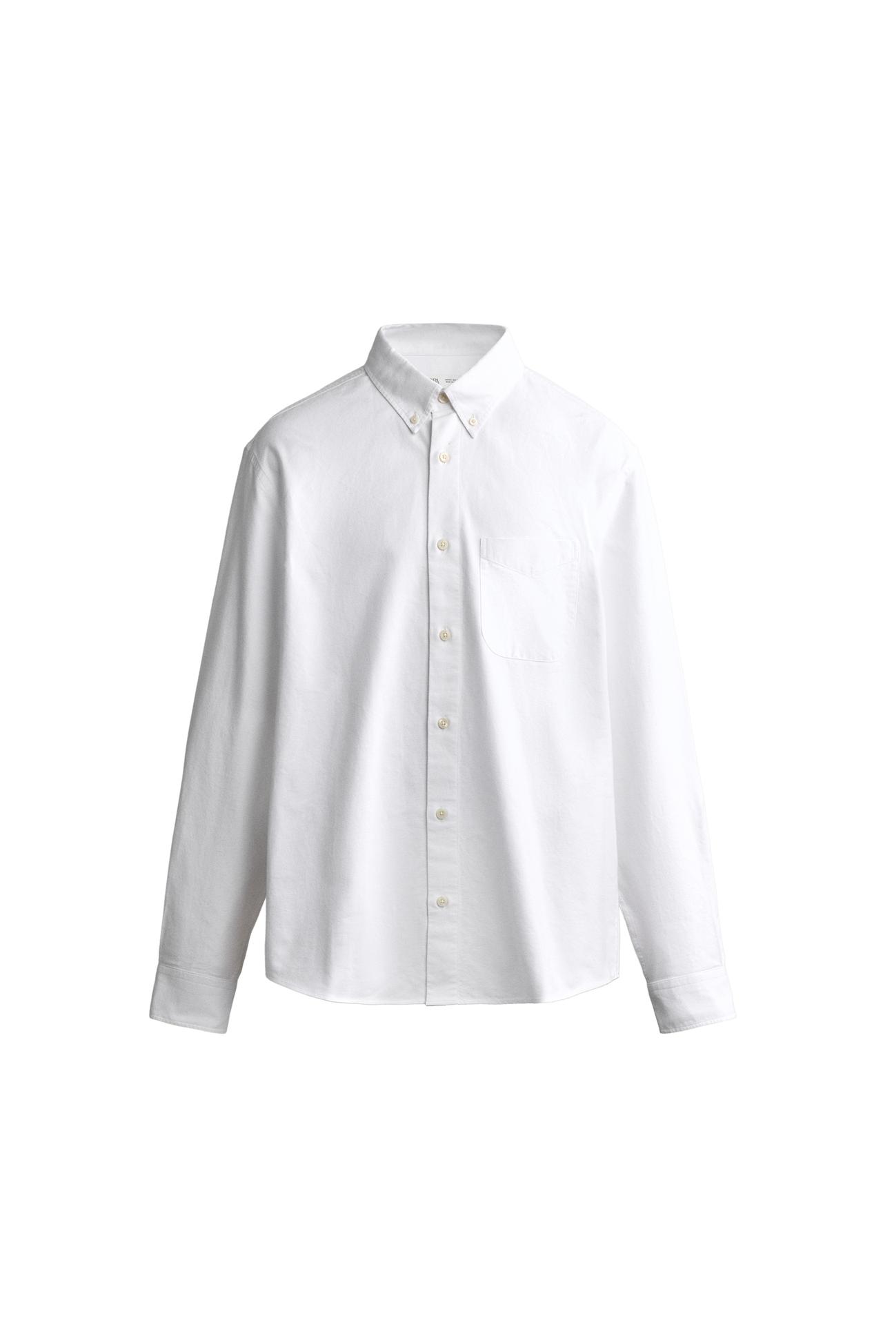 РУБАШКА REGULAR FIT ИЗ ТКАНИ ОКСФОРД