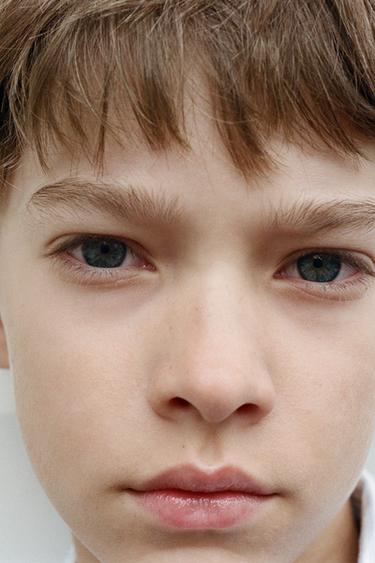 Zara TEXTURED BLAZER - Mid-blue