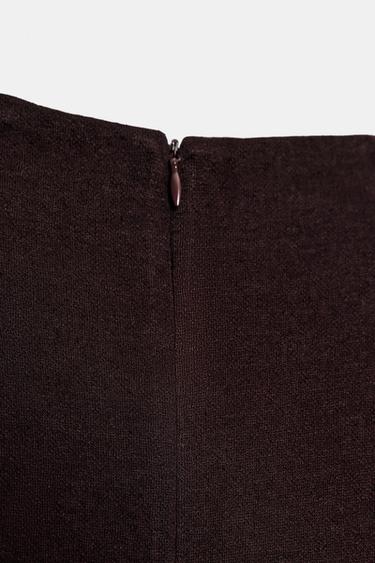 ROBE COURTE SKATER - Marron de Zara - Image 6