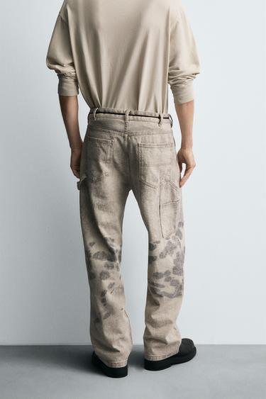PANTALON DE CHARPENTIER IMPRIMÉ DALMATIEN - 024 de Zara - Image 2