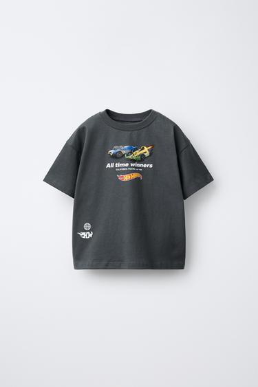 CAMISETA COCHES HOT WHEELS ™ MATTEL - Gris antracita de Zara