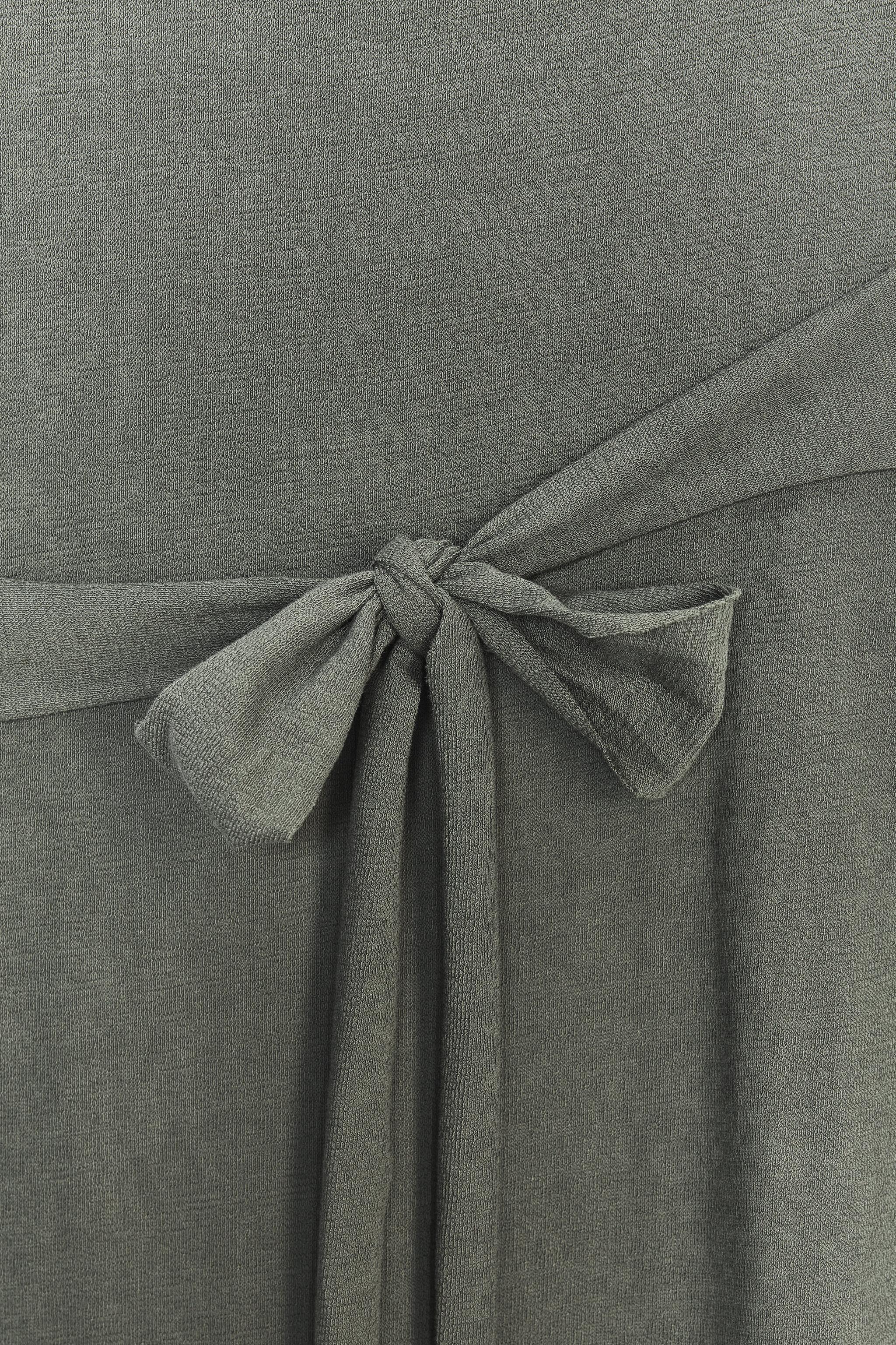 BELTED TIE DRESS