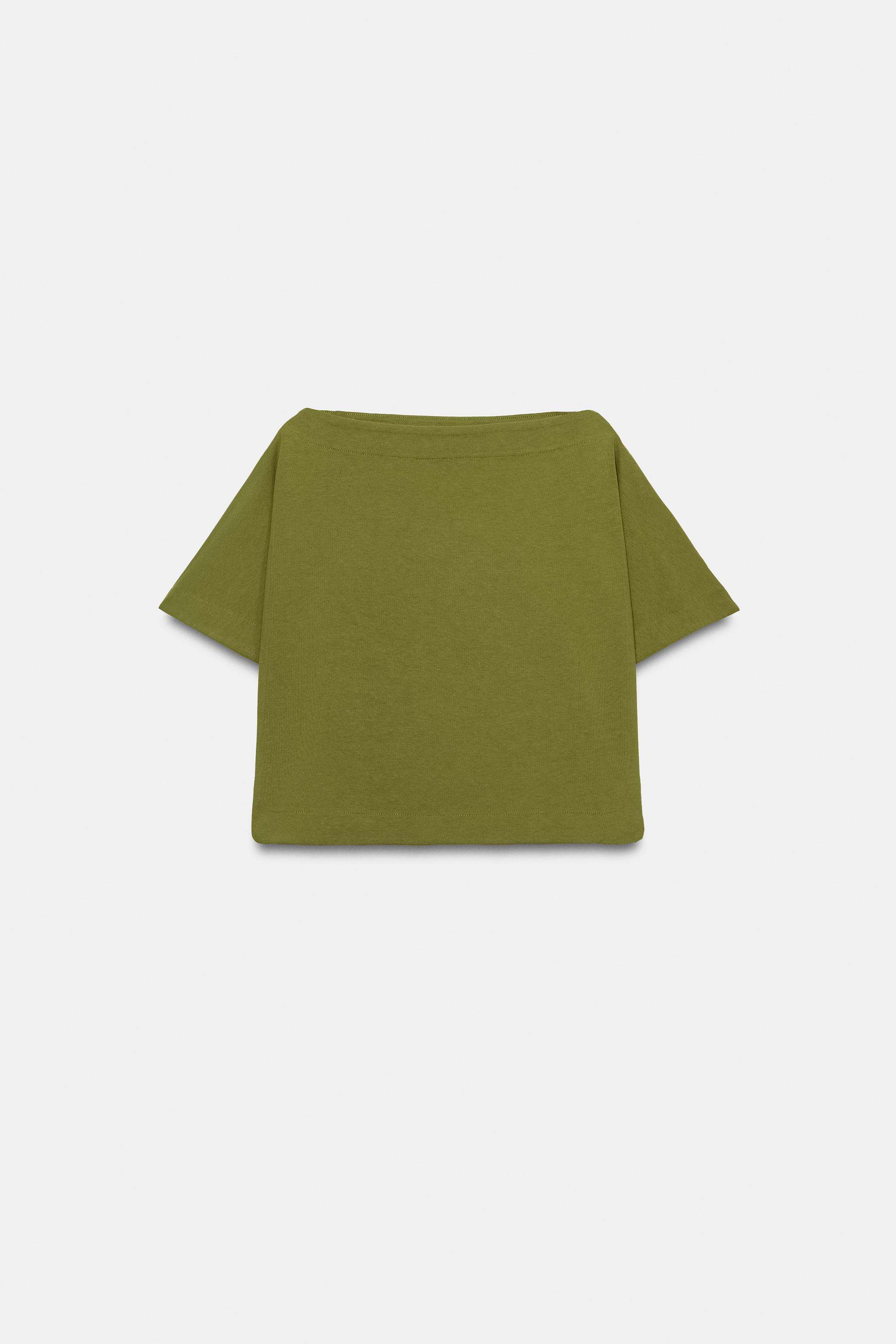 KATMANLI CROP TOP - Görsel 6