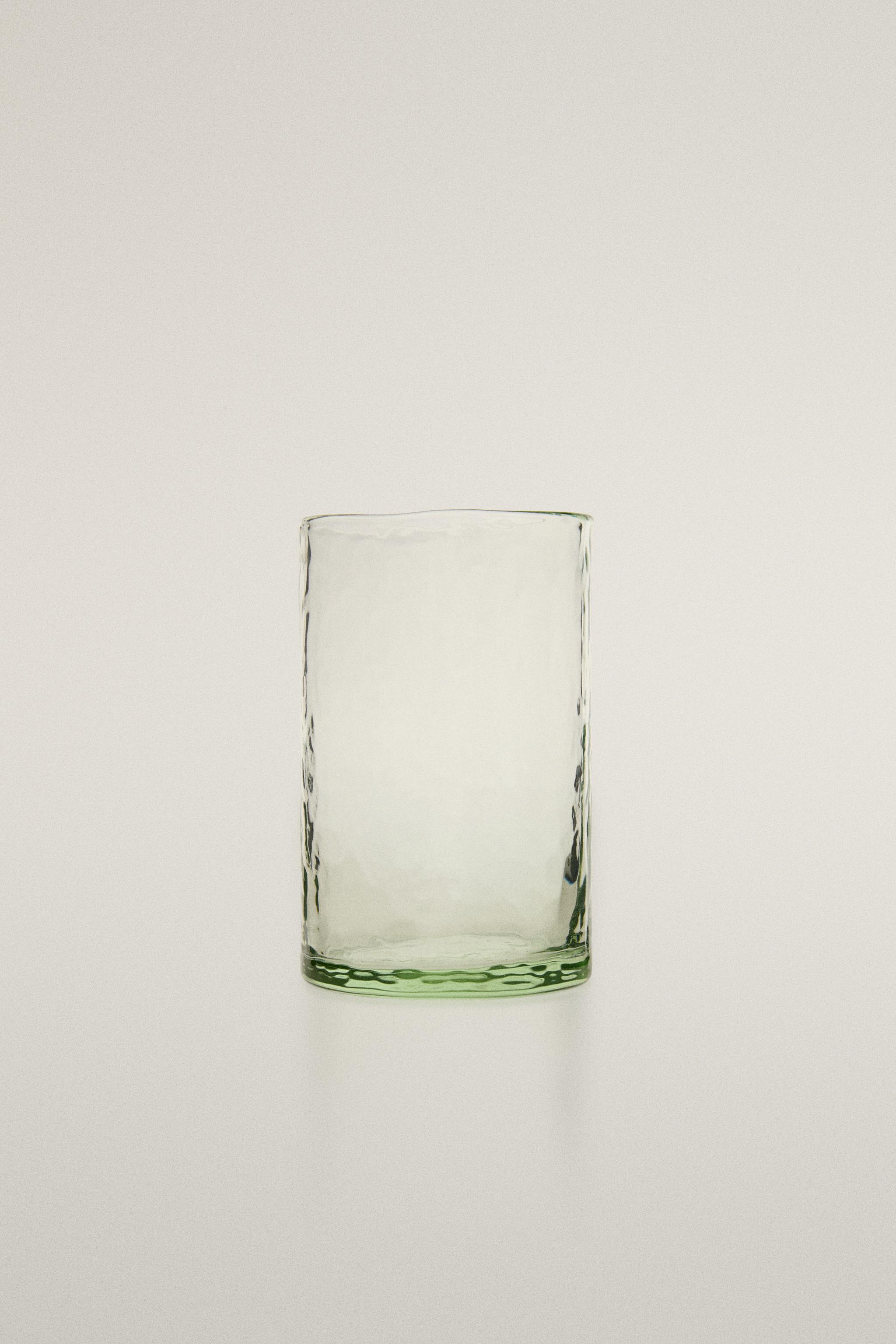 VERRE À SODA EFFET MARTELÉ