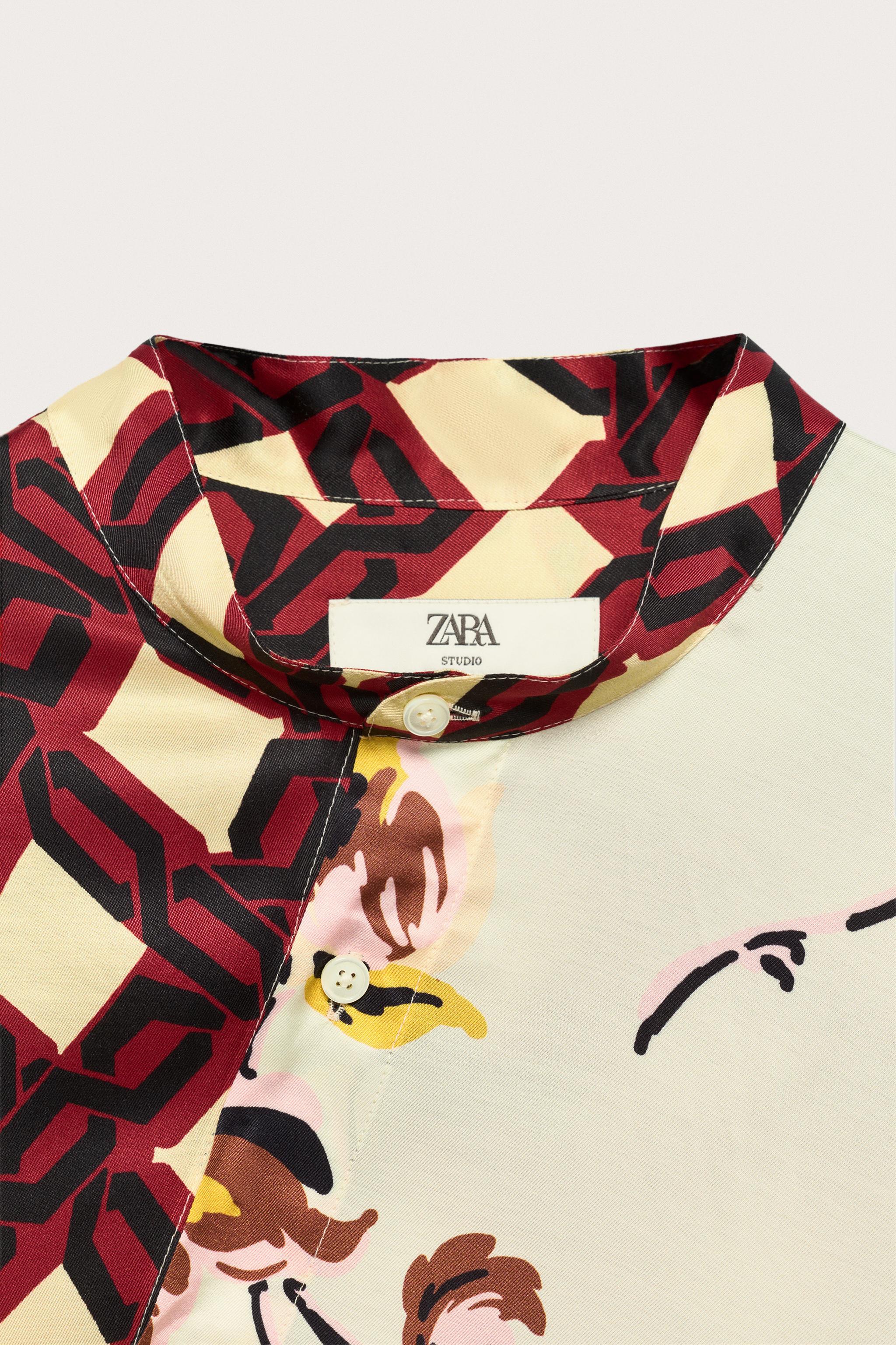 LIMITED EDITION MIXED PRINT OVERSIZED SHIRT