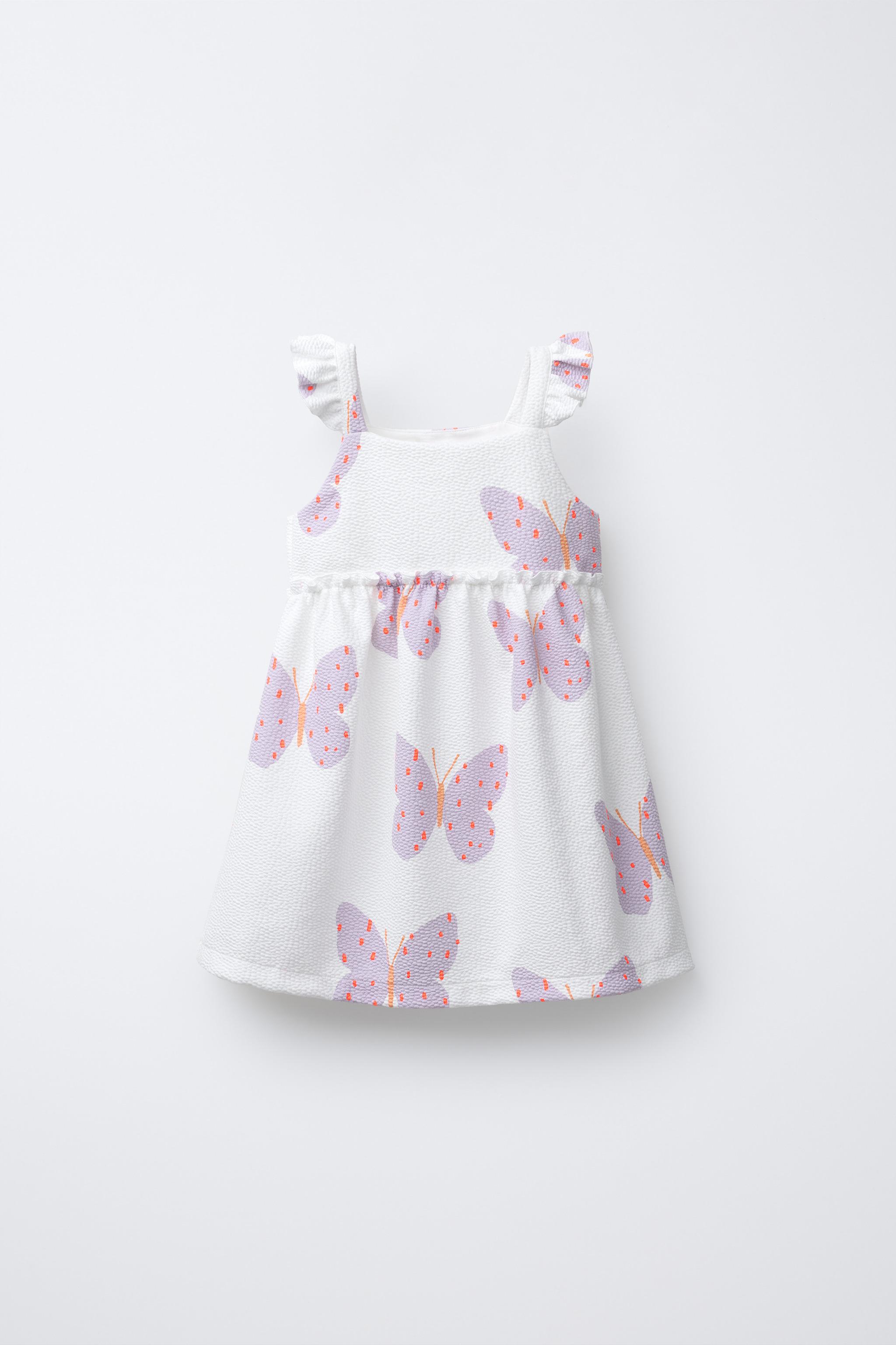PRINTED JACQUARD DRESS - Mauve | ZARA Australia