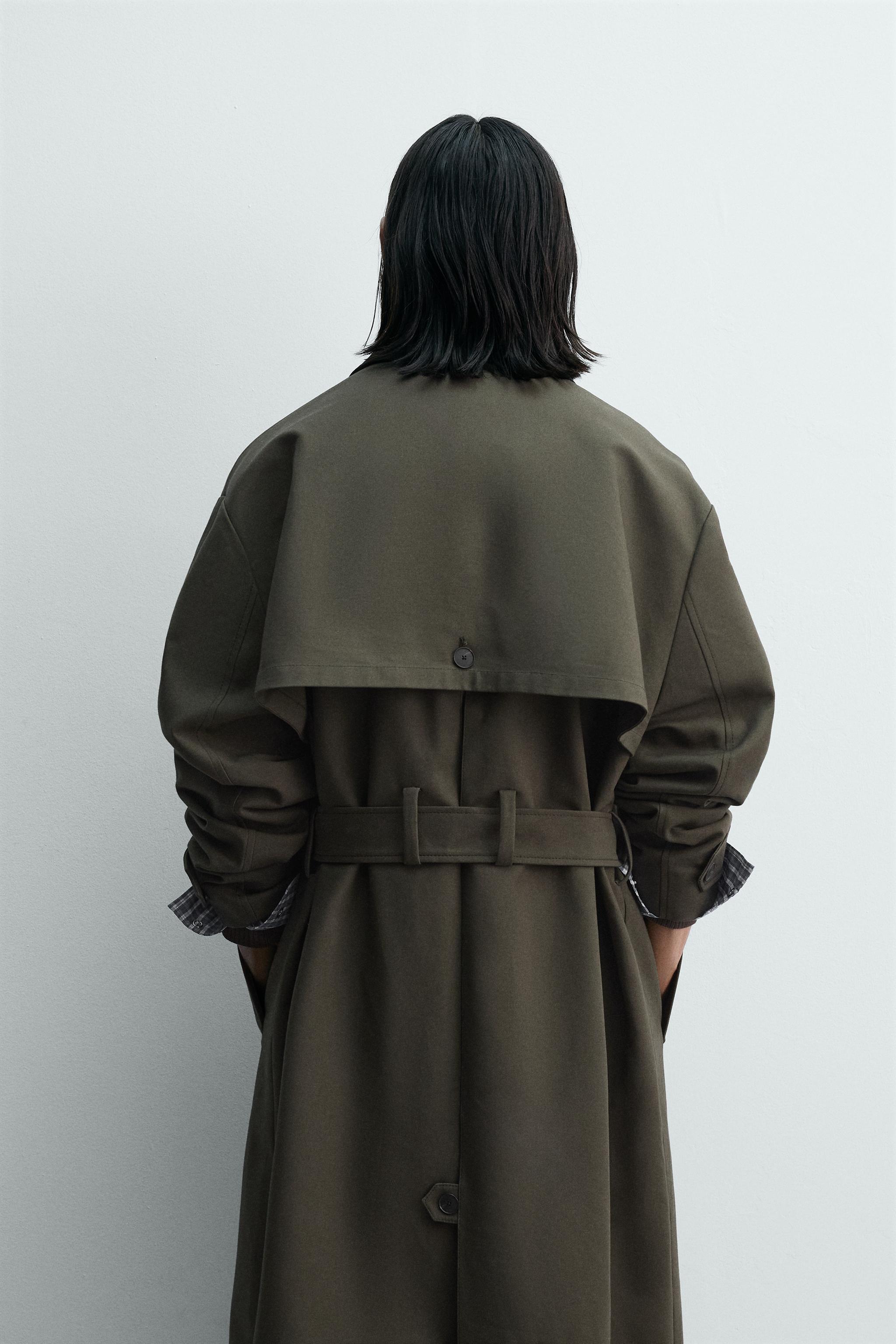 TRENCH COL CONTRASTE