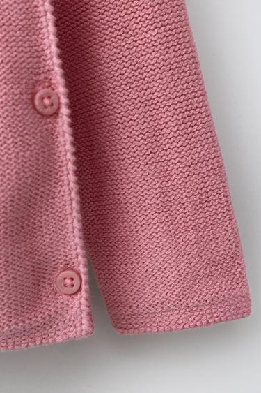 PULL EN MAILLE À PAPILLONS - Rose moyen de Zara - Image 3