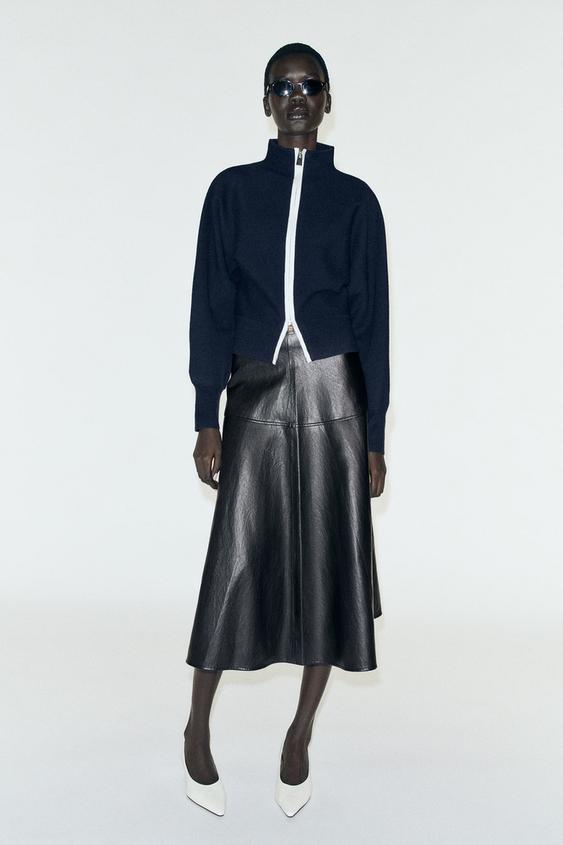 CARDINGAN CREMALLERA - Navy / White by Zara - Image 0