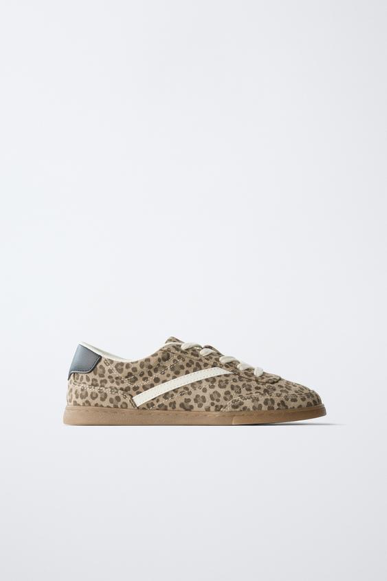 Zara LEOPARDIMUSTRILISED VABAAJAJALATSID - Brown - Pilt 0