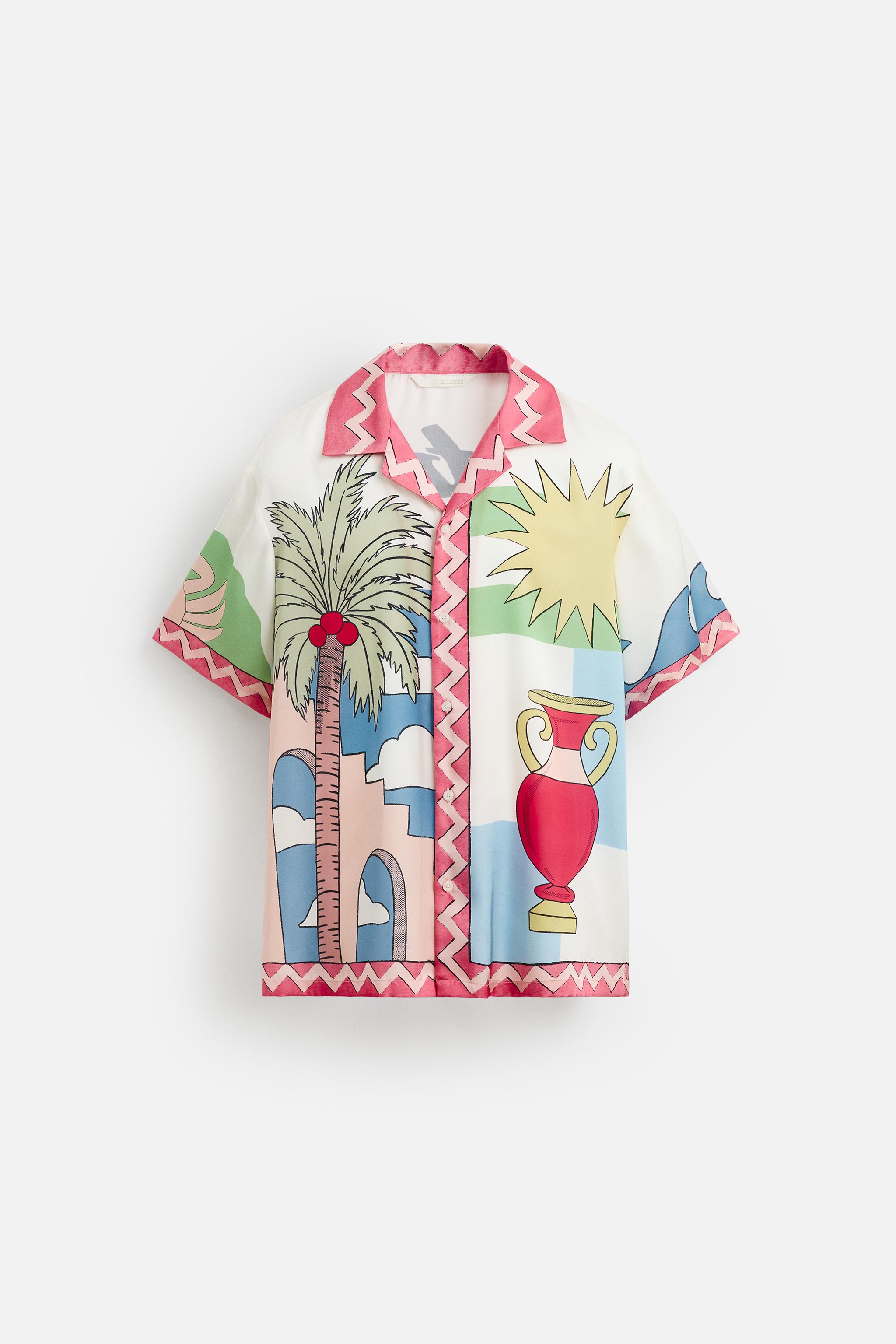 LANDSCAPE SATIN SHIRT