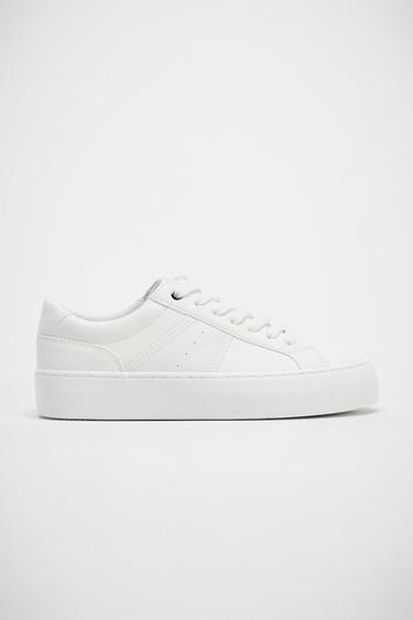 CONTRAST TRAINERS - White by Zara