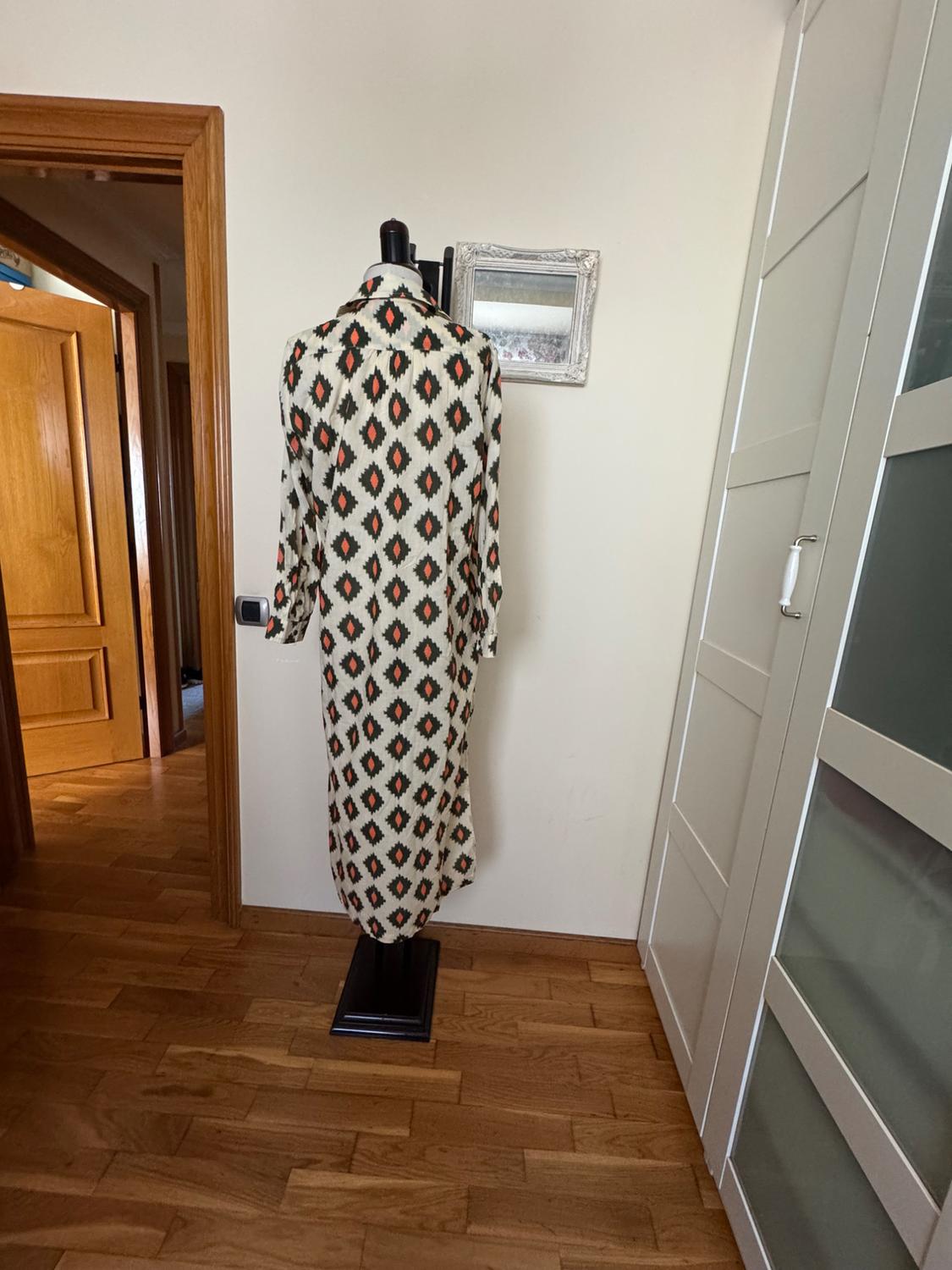 PRINTED MIDI DRESS - Image 7