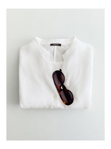 Camisa fluida 100% lino - Piedra de Zara