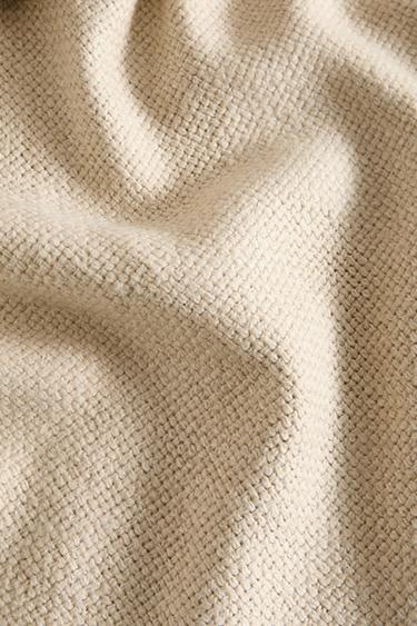 COPERTA FRANGE - Beige di Zara