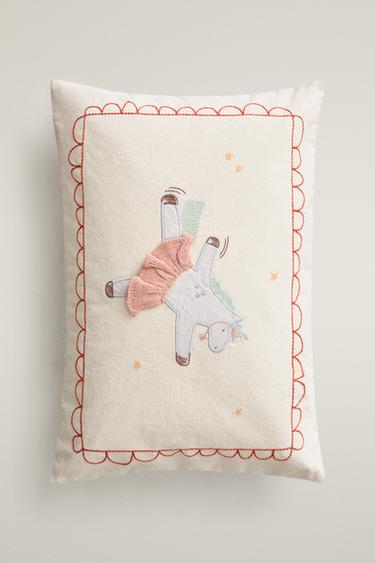 KIDS' UNICORN CUSHION COVER - Multicoloured by Zara - Image 0