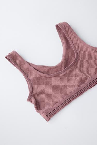 8-14 ANS/ LOT DE DEUX TOPS SEAMLESS - Multicolore de Zara - Image 2