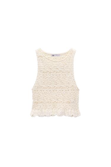 STRETCH LACE TOP