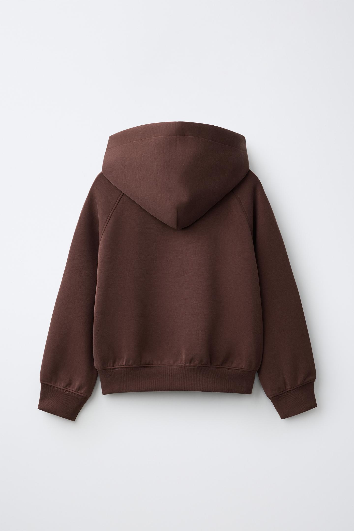 Детское худи Zara Sporty, цвет: Brandy — фото 3