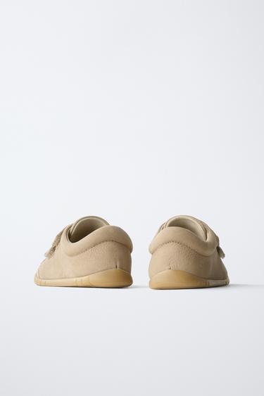 LEATHER BAREFOOT PLIMSOLLS - Sand Brown by Zara - Image 6