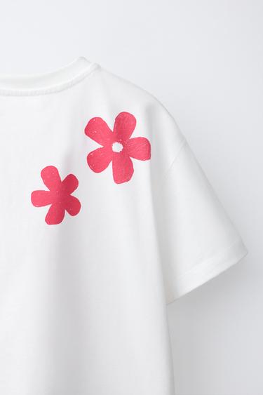 HAUT À FLEURS EN CROCHET - blanc de Zara - Image 3