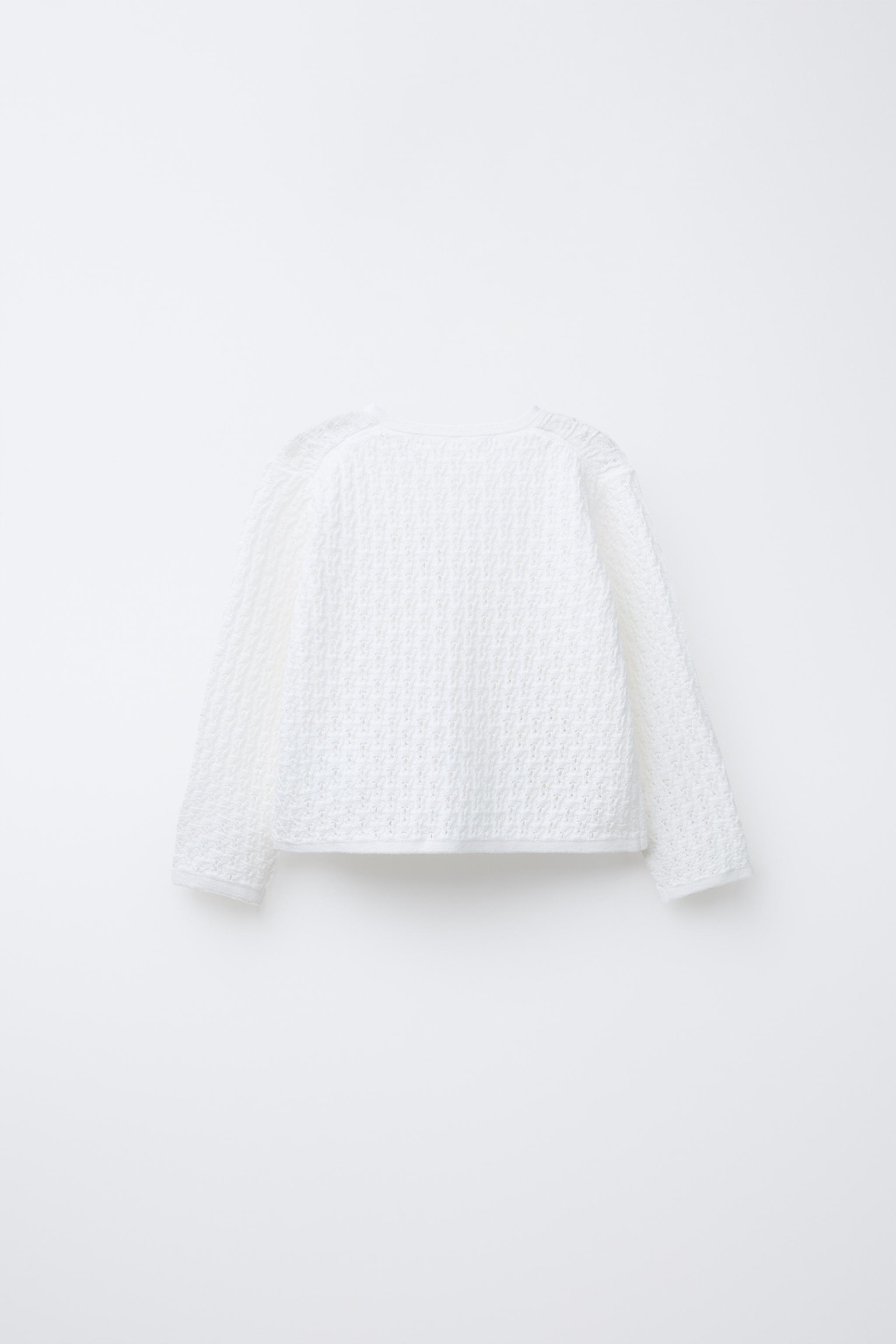 新品タグ付11000円！ZARA ザラ＊オープンニットカーディガン M